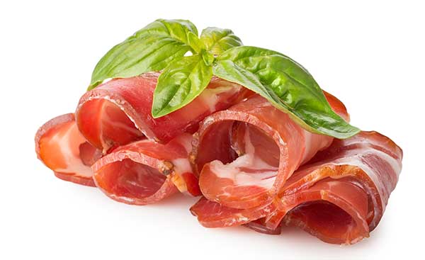 bacon with herbs